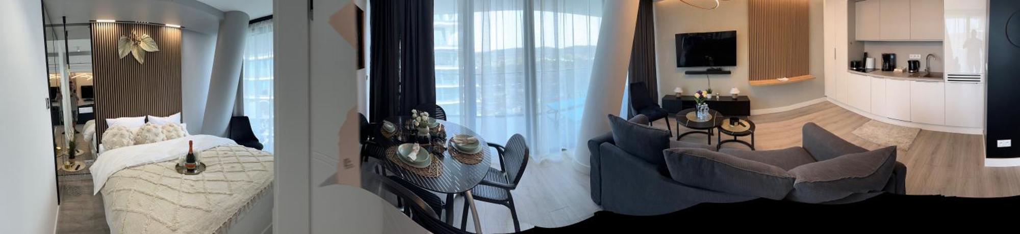 Appartement Sunny Haven Wave Sea View à Miedzyzdroje Extérieur photo