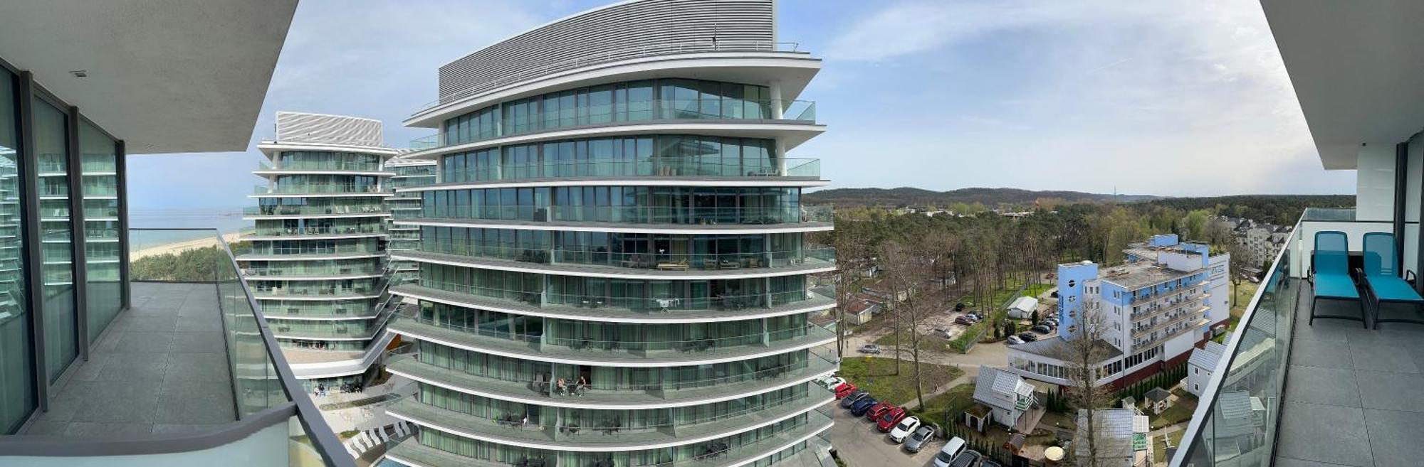 Appartement Sunny Haven Wave Sea View à Miedzyzdroje Extérieur photo